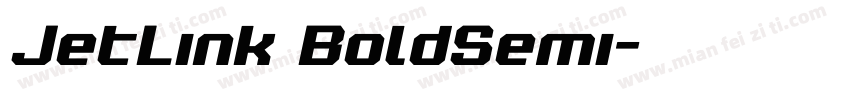 JetLink BoldSemi字体转换